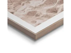 Reinders Gerahmtes Bild Dünen für Wohnzimmer 70 cm x 50 cm Beige