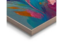 Reinders Gerahmtes Bild Farbenfrohe Blumen für Wohnzimmer 30 x 20 cm Mehrfarbig