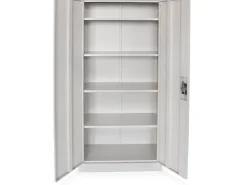 Rikta Metallschrank 2-türig (B x T x H) 80 x 40 x 168 cm RAL 7035 Lichtgrau