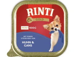 Rinti Hunde-Nassfutter Gold Mini Huhn und Gans 100 g