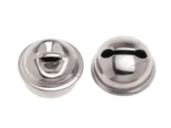 Rollenglöckchen 12 mm Silberfarben