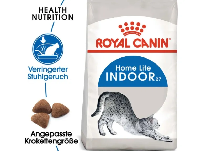 Royal Canin Indoor 27 Trockenfutter für Wohnungskatzen 4 kg