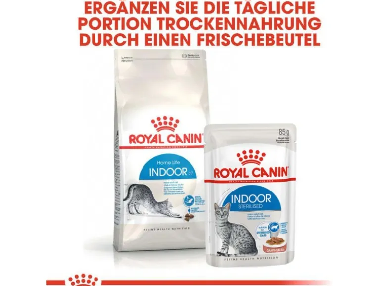 Royal Canin Indoor 27 Trockenfutter für Wohnungskatzen 4 kg