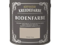 Rust-Oleum Kreide-Bodenfarbe Winter-Grau 2,5 l