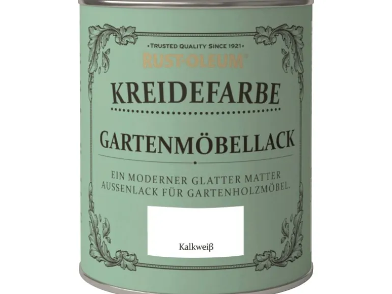 Rust-Oleum Kreidefarbe Gartenmöbellack Kalkweiß 750 ml