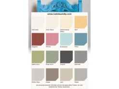 Rust-Oleum Kreidefarbe Möbellack Antikweiß Matt 125 ml