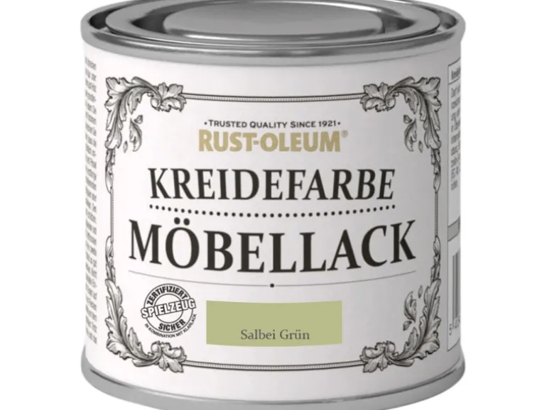 Rust-Oleum Kreidefarbe Möbellack Salbeigrün Matt 125 ml