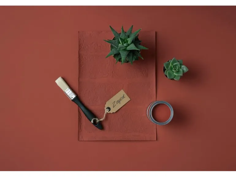 Rust-Oleum Möbellack Kreidefarbe Ziegelrot Matt 750 ml