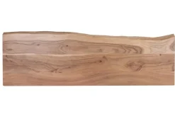 SAM Holzplatte Arya mit Echter Baumkante Einseitig 100 x 30 cm Akazienholz Natur