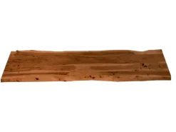 SAM Tischplatte Baumkante Akazie Nuss 200 x 40 cm CURTIS