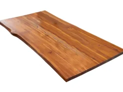 SAM Tischplatte Baumkante Akazie Cognac 140 x 80 cm Esra
