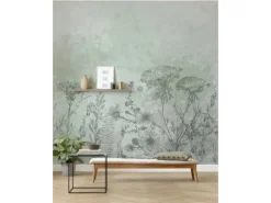 Sanders & Sanders Fototapete Blumen Grün 300 x 280 cm 612000