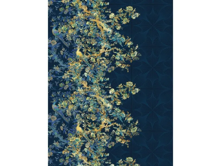 Sanders & Sanders Fototapete Vögel Blau 200 x 280 cm 611825