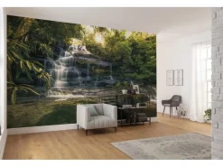 Sanders & Sanders Fototapete Stürze Grün 450 x 280 cm 612707