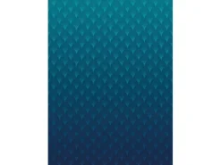 Sanders & Sanders Fototapete Art Deco Blau 200 x 280 cm 611819