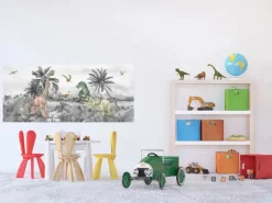 Sanders & Sanders Poster Dinosaurier Grau 0,75 x 1,7 m 601263