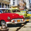 Sanders & Sanders Poster Oldtimer Rot Grün und Gelb 160 x 110 cm 600682