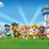 Sanders & Sanders Poster Paw Patrol Blau und Grün 160 x 110 cm 600674