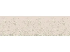 Sanders & Sanders Selbstklebende Tapetenbordüre Blumenmuster Beige 13.8 x 500 cm 601313