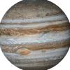 Sanders & Sanders Selbstklebende Runde Tapete Jupiter Beige und Grau Ø 125 cm 611760