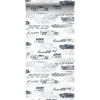 Sanders & Sanders Tapete Rennwagen Schwarz Weiß 50 X 900 Cm 935360