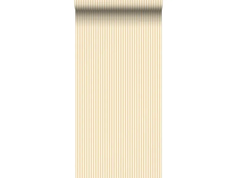 Sanders & Sanders Tapete Streifenmuster Gelb 50 x 900 cm