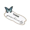 Sanders & Sanders Wandtattoo Texte Blau 8,5 x 15 cm 601422