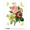 Sanders & Sanders Wandtattoo Blumenstillleben Grün und Rosa 65 x 85 cm 600257