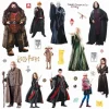 Sanders & Sanders Wandtattoo Harry Potter Grau 30 x 30 cm 601335
