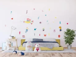 Sanders & Sanders Wandtattoo Peppa Wutz Multicolor 85 x 65 cm 601360
