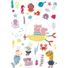Sanders & Sanders Wandtattoo Peppa Wutz Multicolor 65 x 42.5 cm 601349