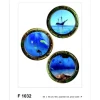 Sanders & Sanders Wandtattoo Meerblick Blau 65 x 85 cm 600267