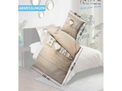SANILO Bettwäsche 2-teilig Home