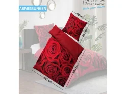 SANILO Bettwäsche 2-teilig Rosen