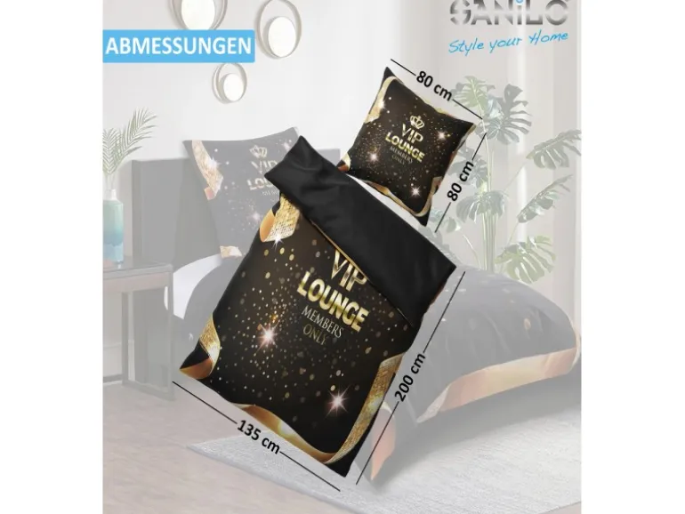 SANILO Bettwäsche 2-teilig VIP Lounge