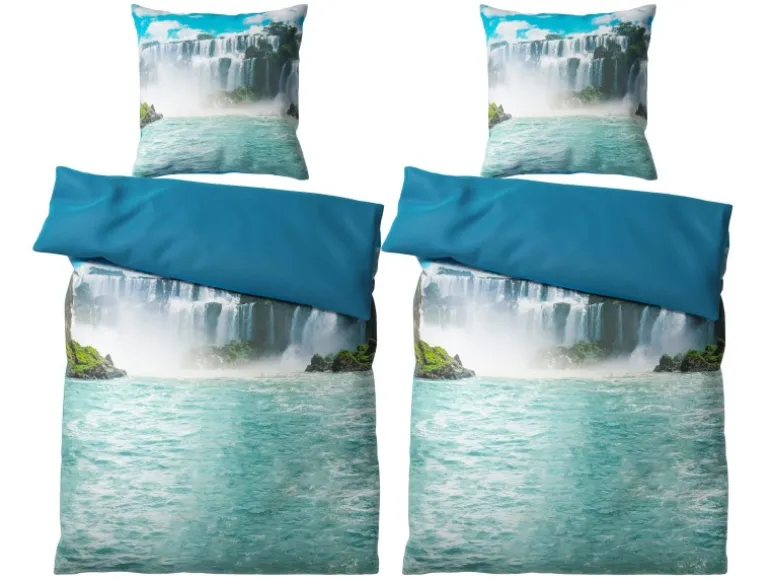 SANILO Bettwäsche 4-teilig Wasserfall