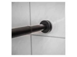 Sanilo Duschvorhangstange Schwarz 120-220 cm