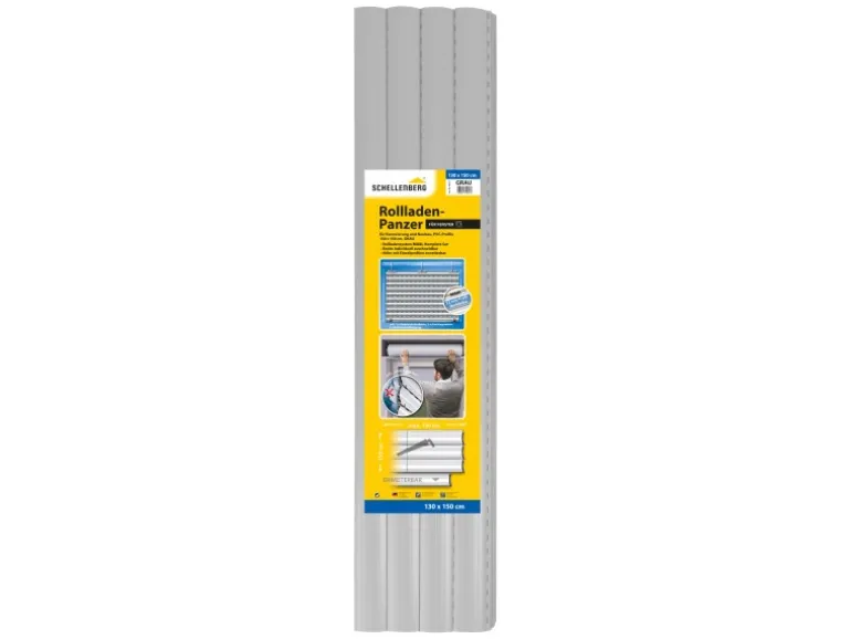 Schellenberg Rollladenpanzer Maxi PVC 150 cm x 130 cm Grau