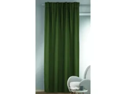 Schlaufenschal mit verdeckte Schlaufen und Gardinenband DimOut Jolie Tanne 245x1