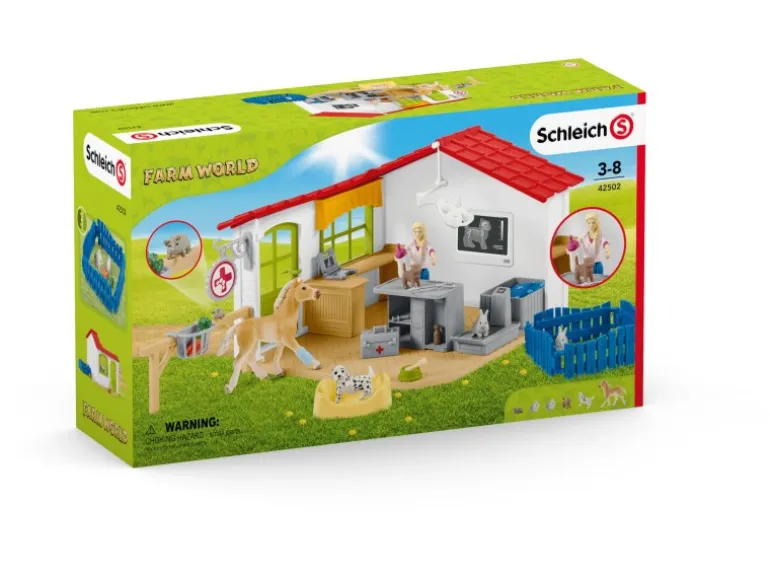 Schleich Farm World Tierarzt-Praxis mit Haustieren