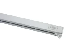 Schöner Wohnen Aluminium-Vorhangschienenset Emilia 1-läufig 160 cm Weiß-Matt