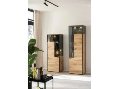 Schöner Wohnen Aluminium-Vorhangschienenset Emilia 1-läufig 230 cm Schwarz-Matt
