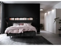 Schöner Wohnen Aluminium-Vorhangschienenset Emilia 1-läufig 160 cm Schwarz-Matt