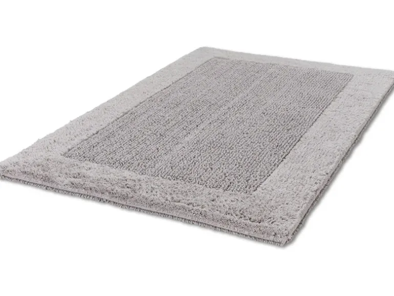Schöner Wohnen Badmatte Bahamas 60 cm x 90 cm Bordüre Hellgrau