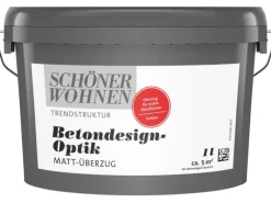 Schöner Wohnen Betondesign-Optik Matt-Überzug farblos 1 L