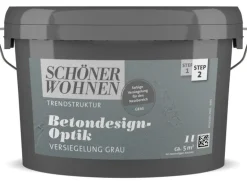 Schöner Wohnen Betondesign-Optik Versiegelung Grau
