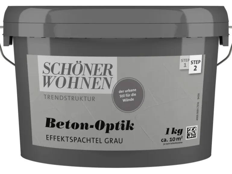Schöner Wohnen Beton-Optik Effektspachtel Beton 1 l