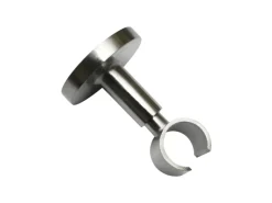 Schöner Wohnen Deckenträger Leon für Gardinenstangen Ø 20 mm Edelstahl-Optik