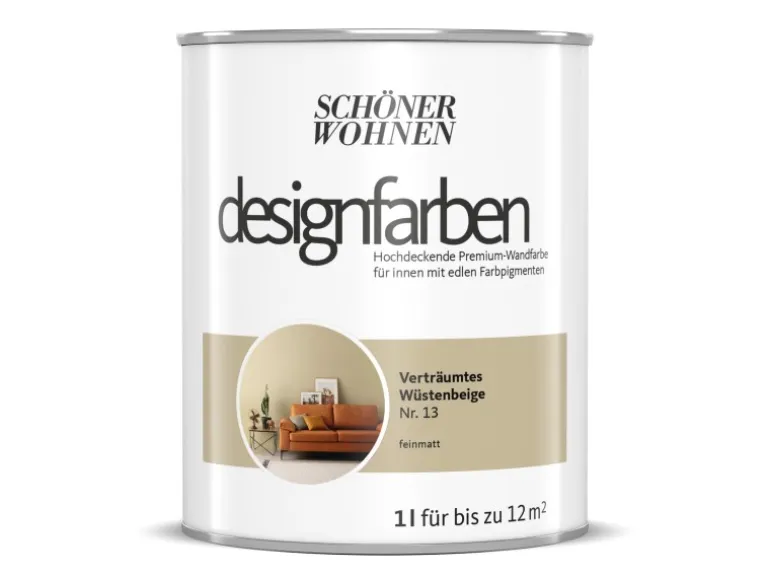 Schöner Wohnen Designfarben Verträumtes Wüstenbeige 1 l