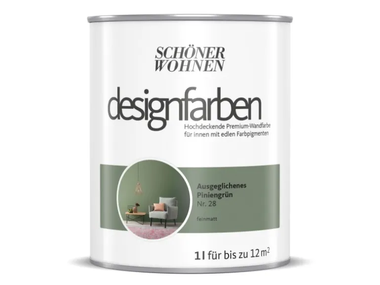 Schöner Wohnen Designfarben Ausgeglichenes Piniengrün 1 l